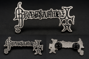 Grausamkeit Silver Metal Pin