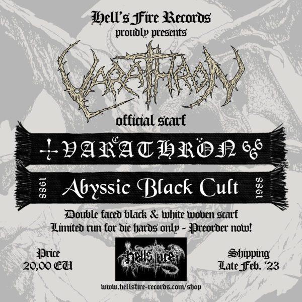 Varathron Scarf (black & white)